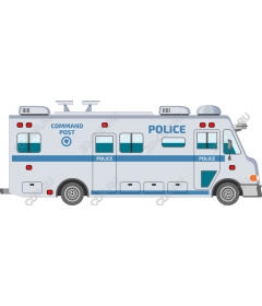  Command post of the police