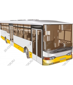  Modern city bus