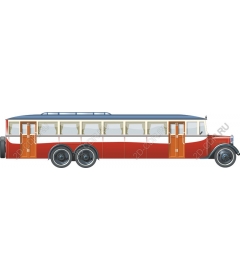 Vintage classic bus of the 1930-ies