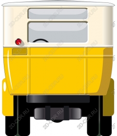  Classic yellow autorickshaw