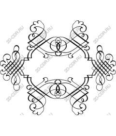 Vintage frame-scroll