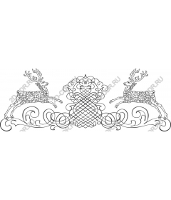  Elegant jumping deer