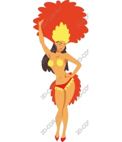  Colorful dancer