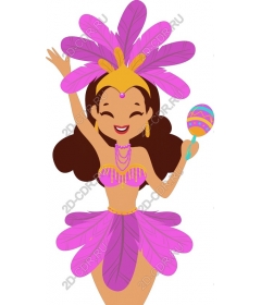  Bright, joyful dancer