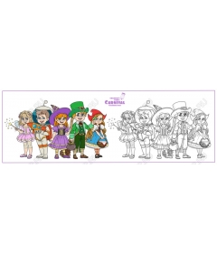 The set of characters of the carnival