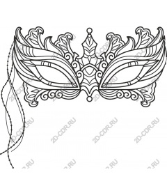  Elegant masquerade mask