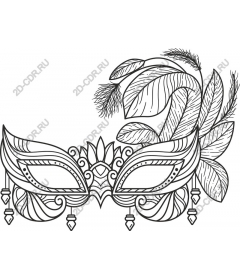  Elegant masquerade mask