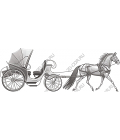 Eternal horse-drawn carriage