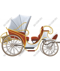 Vintage horse-drawn carriage