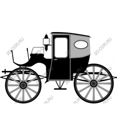 Vintage horse-drawn carriage