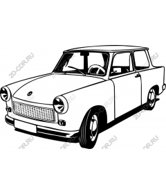  Винтажный автомобиль Trabant