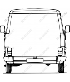  Classic van, rear view