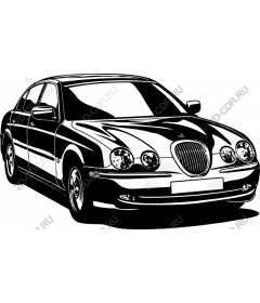 Роскошный черный автомобиль
