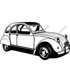Классический двухдверный автомобиль