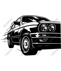  Динамичный винтажный автомобиль