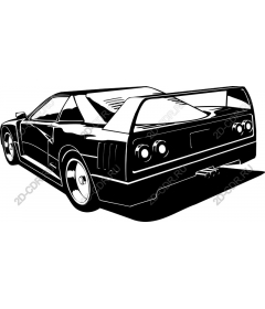  Black sports car