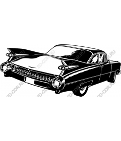 Vintage classic car 1950-ies