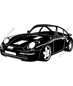  Classic black sports car