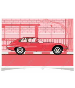  Classic red sports car