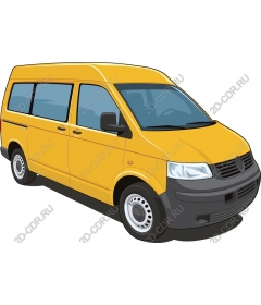 Bright yellow van
