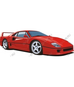  Classic red sports car