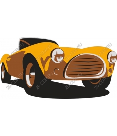 Классический винтажный спортивный автомобиль