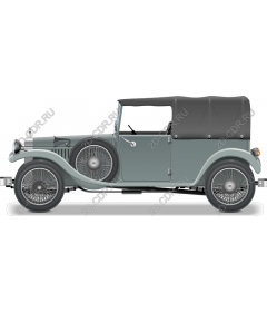 Vintage soft-top convertible