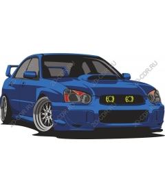 Blue sports car