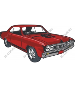  Classic red vintage car