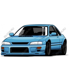  Blue sports car