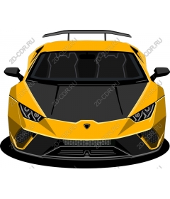  Желтый спортивный автомобиль