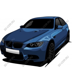  Elegant blue sports car
