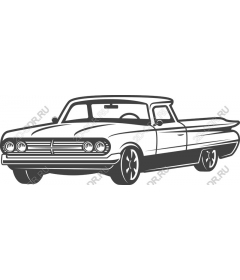 Классический пикап 1960-х годов