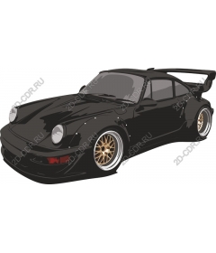  Знаменитая работа Black Porsche
