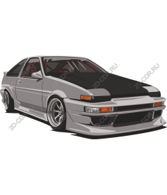  Classic gray sports car