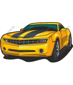  Спортивный желтый автомобиль