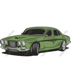  Classic green vintage car