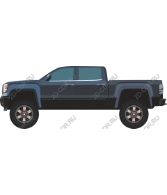 Stylish pickup truck