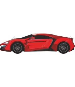 Элегантный красный спортивный автомобиль