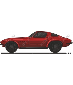  Classic red sports car