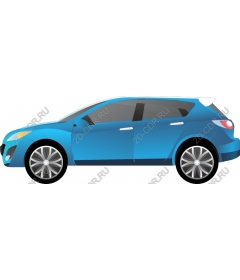  Elegant blue sports car