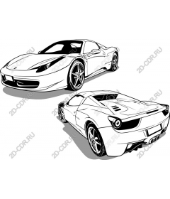 Элегантный спортивный автомобиль
