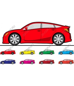  Динамичная красочная коллекция автомобилей