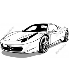 Элегантный спортивный автомобиль