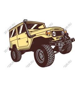  Classic yellow SUV