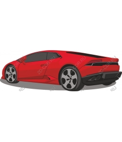 Элегантный красный спортивный автомобиль