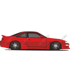 Red sports car premium