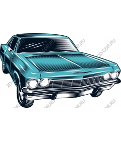  Classic turquoise car