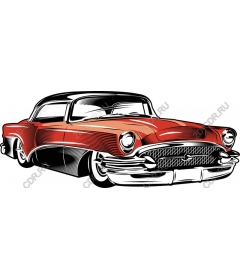 Классический автомобиль 1950-х годов