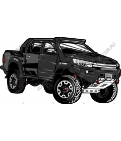  Black off-road truck